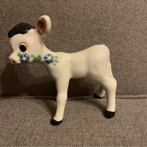 Charming Ceramic Cow Figurine
